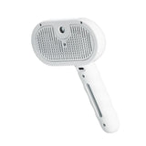 Dog steam massage comb | Pet steam grooming brush for dogs and cats | Soft round teeth dog comb | Cat and dog hair removal steam brush | Pet grooming comb with spray | Dog and cat massage grooming tool | Steam spray pet hair remover comb | Gentle pet grooming brush soft teeth | Dog cleaning comb with steam spray | Pet grooming accessory for shedding