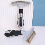 Stainless steel dog comb | Dog grooming comb for thick hair | Dog shedding comb | Pet hair remover for dogs | Dog detangling comb | Dog brush for knots | Grooming comb for dogs | Dog comb for long hair | Pet grooming tool dog | Dog hair comb stainless steel