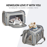 Airline Approved Dog Carrier Bag | Soft Side Backpack for Small Dogs & Cats Travel