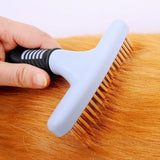 Stainless steel dog comb | Dog grooming comb for thick hair | Dog shedding comb | Pet hair remover for dogs | Dog detangling comb | Dog brush for knots | Grooming comb for dogs | Dog comb for long hair | Pet grooming tool dog | Dog hair comb stainless steel