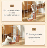 HOOPET Automatic Pet Bowls Cage Hanging Feeder Dog Water Bottle Food Container Dispenser Bowl for Puppy Cats Pet Feeding Product