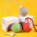 Smart Dog Interactive Ball Toy | Automatic Rolling Rechargeable with 3 Play Modes for Dogs & Cats