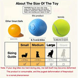 Smart Interactive Dog Ball Toy – USB Rechargeable Chew Ball