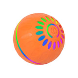 Interactive Dog Ball Toy | USB Automatic Moving Bouncing Petal Ball for Puppies & Large Dogs