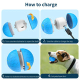 Interactive RGB Light-Up Pet Toy Ball, Automatic Bouncing & Rolling