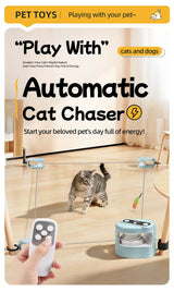 Automatic Indoor Cat & Dog Chase Toy with Remote