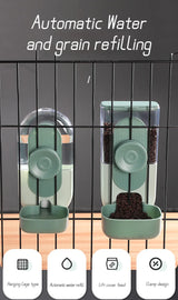 HOOPET Automatic Pet Bowls Cage Hanging Feeder Dog Water Bottle Food Container Dispenser Bowl for Puppy Cats Pet Feeding Product