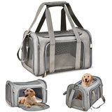 Airline Approved Dog Carrier Bag | Soft Side Backpack for Small Dogs & Cats Travel