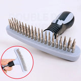 Stainless steel dog comb | Dog grooming comb for thick hair | Dog shedding comb | Pet hair remover for dogs | Dog detangling comb | Dog brush for knots | Grooming comb for dogs | Dog comb for long hair | Pet grooming tool dog | Dog hair comb stainless steel