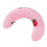 ultra soft cat pillow bed fluffy calming pet cuddler | half donut cat bed for small pets comfort and warmth | soft pet pillow for cats cozy sleeping cushion | calming cat bed for joint relief and deep sleep | plush pet cuddler bed for indoor cats and small pets | warm fluffy cat pillow bed for relaxation | soft pet cushion bed for cats comfort and support