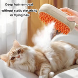 3 in 1 electric pet grooming brush | Electric cat hair brush with steam spray | Dog grooming brush steam spray comb | Pet hair removal electric brush | Cat and dog grooming steam brush | Electric pet cleaning brush for shedding | Steam spray pet grooming comb | Dog and cat hair remover brush electric | Pet massage grooming brush electric | 3 in 1 pet grooming tool