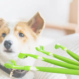 3 sided pet toothbrush for dogs and cats | multi angle dog toothbrush for teeth cleaning and tartar removal | pet dental care tool for plaque removal and oral hygiene | cat and dog toothbrush for healthy teeth and gums | easy grip pet toothbrush for home use | pet oral care cleaning tool for fresh breath | dog teeth cleaning brush for daily dental care