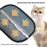 Pet hair remover gloves electrostatic | Dog and cat grooming gloves hair remover | Reusable pet grooming glove with lint roller | Dog shedding gloves brush tool | Cat hair remover grooming gloves | Pet cleaning gloves for shedding hair | 2 in 1 pet grooming glove lint roller | Washable pet hair remover gloves | Dog and cat hair removal glove | Pet grooming gloves for loose fur