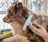 Stainless steel dog comb | Dog grooming comb for thick hair | Dog shedding comb | Pet hair remover for dogs | Dog detangling comb | Dog brush for knots | Grooming comb for dogs | Dog comb for long hair | Pet grooming tool dog | Dog hair comb stainless steel
