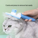 Self cleaning pet hair remover brush | Dog grooming brush self cleaning | Cat grooming comb hair remover | Pet dematting comb for dogs and cats | Dog and cat shedding brush tool | Pet grooming brush for loose hair | Self cleaning dog brush for shedding | Cat hair remover brush grooming tool | Pet grooming comb for tangles | Dog and cat hair removal brush