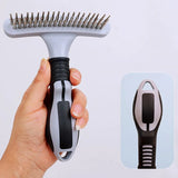 Stainless steel dog comb | Dog grooming comb for thick hair | Dog shedding comb | Pet hair remover for dogs | Dog detangling comb | Dog brush for knots | Grooming comb for dogs | Dog comb for long hair | Pet grooming tool dog | Dog hair comb stainless steel