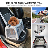 Airline Approved Dog Carrier Bag | Soft Side Backpack for Small Dogs & Cats Travel