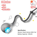 Rechargeable Smart Interactive Ball Toy for Dogs and Cats
