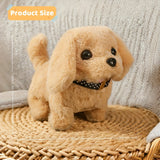 Interactive Realistic Golden Retriever Toy Dog | Walking Barking & Tail Wagging Electric Puppy with Sounds
