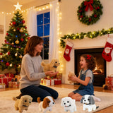 Interactive Realistic Golden Retriever Toy Dog | Walking Barking & Tail Wagging Electric Puppy with Sounds