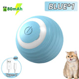 Interactive RGB Light-Up Pet Toy Ball, Automatic Bouncing & Rolling
