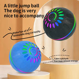 Interactive Dog Ball Toy | USB Automatic Moving Bouncing Petal Ball for Puppies & Large Dogs