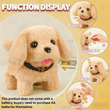 Interactive Realistic Golden Retriever Toy Dog | Walking Barking & Tail Wagging Electric Puppy with Sounds