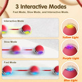 Smart Dog Interactive Ball Toy | Automatic Rolling Rechargeable with 3 Play Modes for Dogs & Cats
