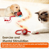 Smart Dog Interactive Ball Toy | Automatic Rolling Rechargeable with 3 Play Modes for Dogs & Cats