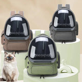 Breathable Transparent Pet Cat Carrier Bag | Outdoor Travel Backpack for Cats & Small Dogs