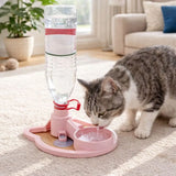 Automatic Water Renewal Cat Drinking Machine Anti Overturning Splash-proof Pet Water Bowl Non Plug in Wet Chin Prevention