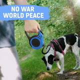 3M 5M Dog Leash for Small Dogs Cat Automatic Retractable Durable Nylon Lead Puppy Outdoor Travel Walking Hiking Traction Rope