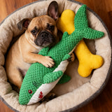 Chew-Resistant Plush Parrot Pet Toy with Sound
