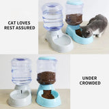 3.8L Automatic Pet Water Fountain & Food Dispenser | Large Capacity Drinking Bowl for Cats & Dogs