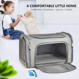 Airline Approved Dog Carrier Bag | Soft Side Backpack for Small Dogs & Cats Travel