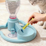 Automatic Water Renewal Cat Drinking Machine Anti Overturning Splash-proof Pet Water Bowl Non Plug in Wet Chin Prevention