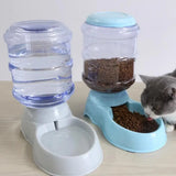 3.8L Automatic Pet Water Fountain & Food Dispenser | Large Capacity Drinking Bowl for Cats & Dogs