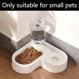 1PC Pet food bowl cat and dog two-in-one automatic pet feeder automatic watering convenient food and water dispenser
