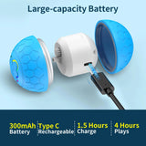 Interactive RGB Light-Up Pet Toy Ball, Automatic Bouncing & Rolling