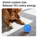 Interactive USB Moving Bouncing Ball Dog Toy