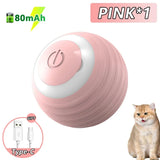 Interactive RGB Light-Up Pet Toy Ball, Automatic Bouncing & Rolling