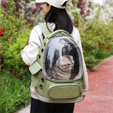 Breathable Transparent Pet Cat Carrier Bag | Outdoor Travel Backpack for Cats & Small Dogs