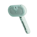 Dog steam massage comb | Pet steam grooming brush for dogs and cats | Soft round teeth dog comb | Cat and dog hair removal steam brush | Pet grooming comb with spray | Dog and cat massage grooming tool | Steam spray pet hair remover comb | Gentle pet grooming brush soft teeth | Dog cleaning comb with steam spray | Pet grooming accessory for shedding