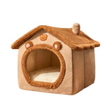 foldable pet house bed for cats and dogs | removable washable cat cave sofa for small medium pets | cozy pet cave bed indoor four seasons use | soft foldable cat house bed for kittens and puppies | portable pet bed house for travel and home | comfortable pet cave sofa for cats and small dogs | washable pet house bed for indoor pets