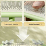 professional pet grooming brush metal teeth comb | dog and cat grooming tool for removing tangles and loose fur | dense metal teeth pet comb for fluffy volume styling | universal pet grooming brush for cats and dogs | durable pet comb for smooth healthy coat | easy grip grooming brush for pets | pet styling tool for home grooming