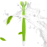3 sided pet toothbrush for dogs and cats | multi angle dog toothbrush for teeth cleaning and tartar removal | pet dental care tool for plaque removal and oral hygiene | cat and dog toothbrush for healthy teeth and gums | easy grip pet toothbrush for home use | pet oral care cleaning tool for fresh breath | dog teeth cleaning brush for daily dental care