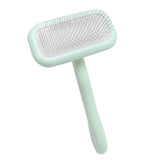 professional pet grooming brush metal teeth comb | dog and cat grooming tool for removing tangles and loose fur | dense metal teeth pet comb for fluffy volume styling | universal pet grooming brush for cats and dogs | durable pet comb for smooth healthy coat | easy grip grooming brush for pets | pet styling tool for home grooming