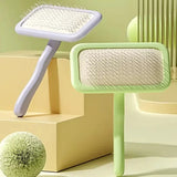 professional pet grooming brush metal teeth comb | dog and cat grooming tool for removing tangles and loose fur | dense metal teeth pet comb for fluffy volume styling | universal pet grooming brush for cats and dogs | durable pet comb for smooth healthy coat | easy grip grooming brush for pets | pet styling tool for home grooming