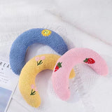 ultra soft cat pillow bed fluffy calming pet cuddler | half donut cat bed for small pets comfort and warmth | soft pet pillow for cats cozy sleeping cushion | calming cat bed for joint relief and deep sleep | plush pet cuddler bed for indoor cats and small pets | warm fluffy cat pillow bed for relaxation | soft pet cushion bed for cats comfort and support