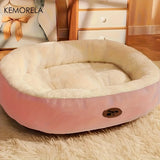 cozy oval snuggle pet bed plush thick cushion | warm cat bed for indoor cats soft sleeping bed | oval pet bed for small medium dogs cozy comfort | soft plush pet bed for cats and dogs all seasons | thick warm pet cushion bed for deep sleep and relaxation | comfortable oval pet bed for indoor use | cozy pet sleeping bed for cats and small dogs